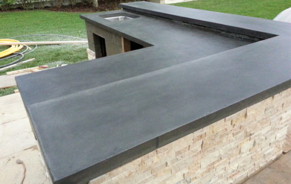 Outdoor Kitchen Concrete Countertops & Other Options