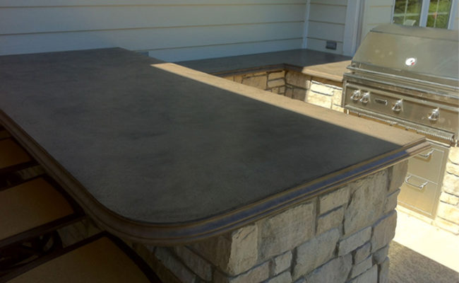 Outdoor Kitchen Concrete Countertops Other Options