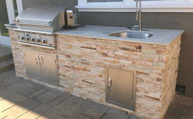 Sink outdoor outlet kitchen